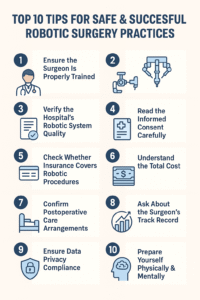 Top ten tips to keep on mind during Robotic Surgery